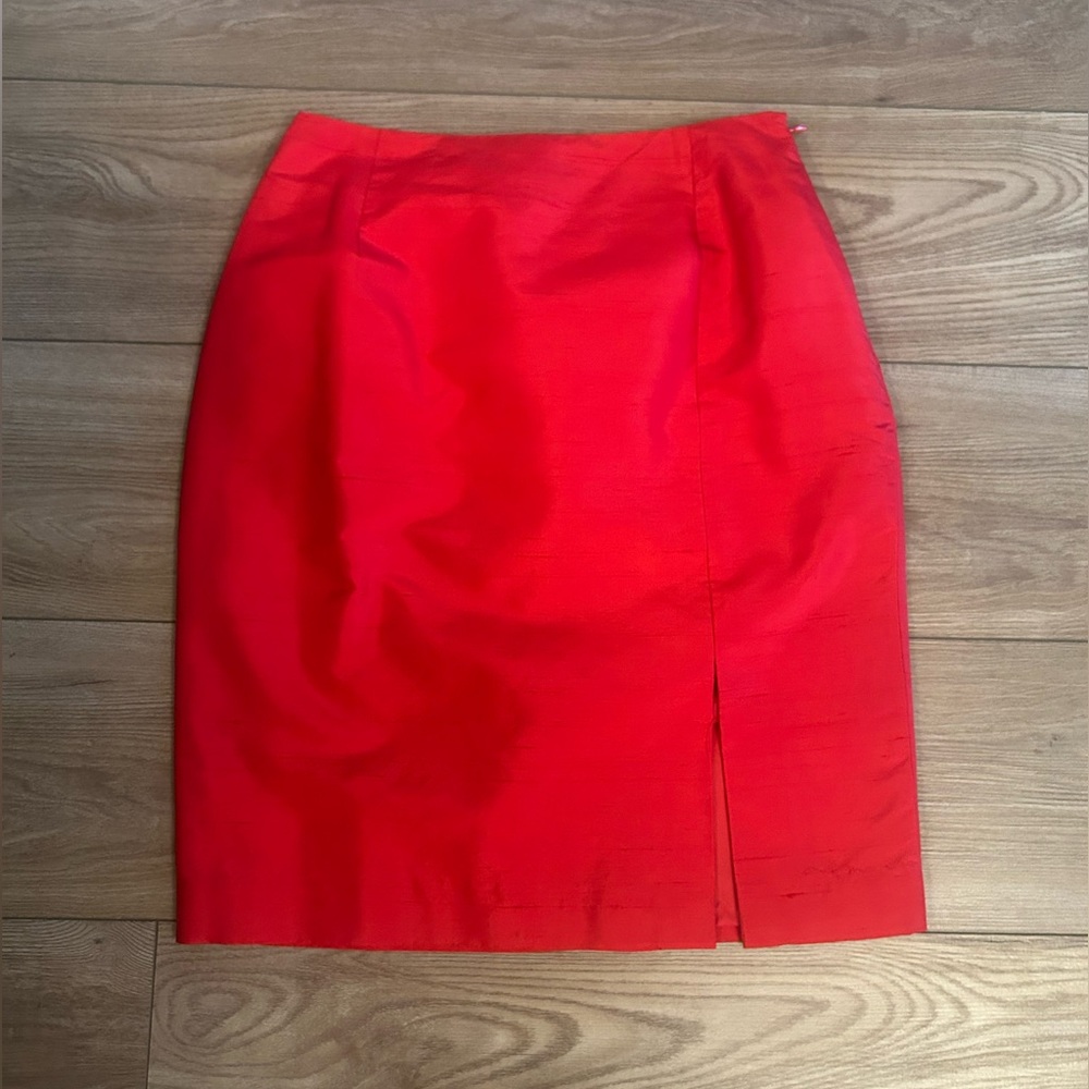 Hugo Buscati Red Mini Skirt